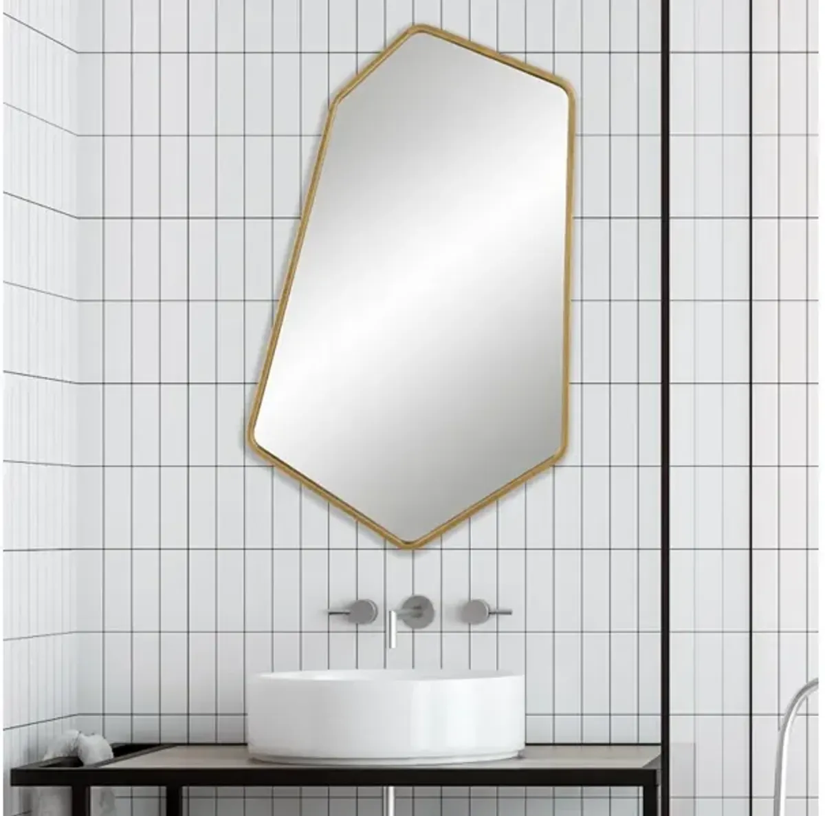 Linneah Large Gold Mirror