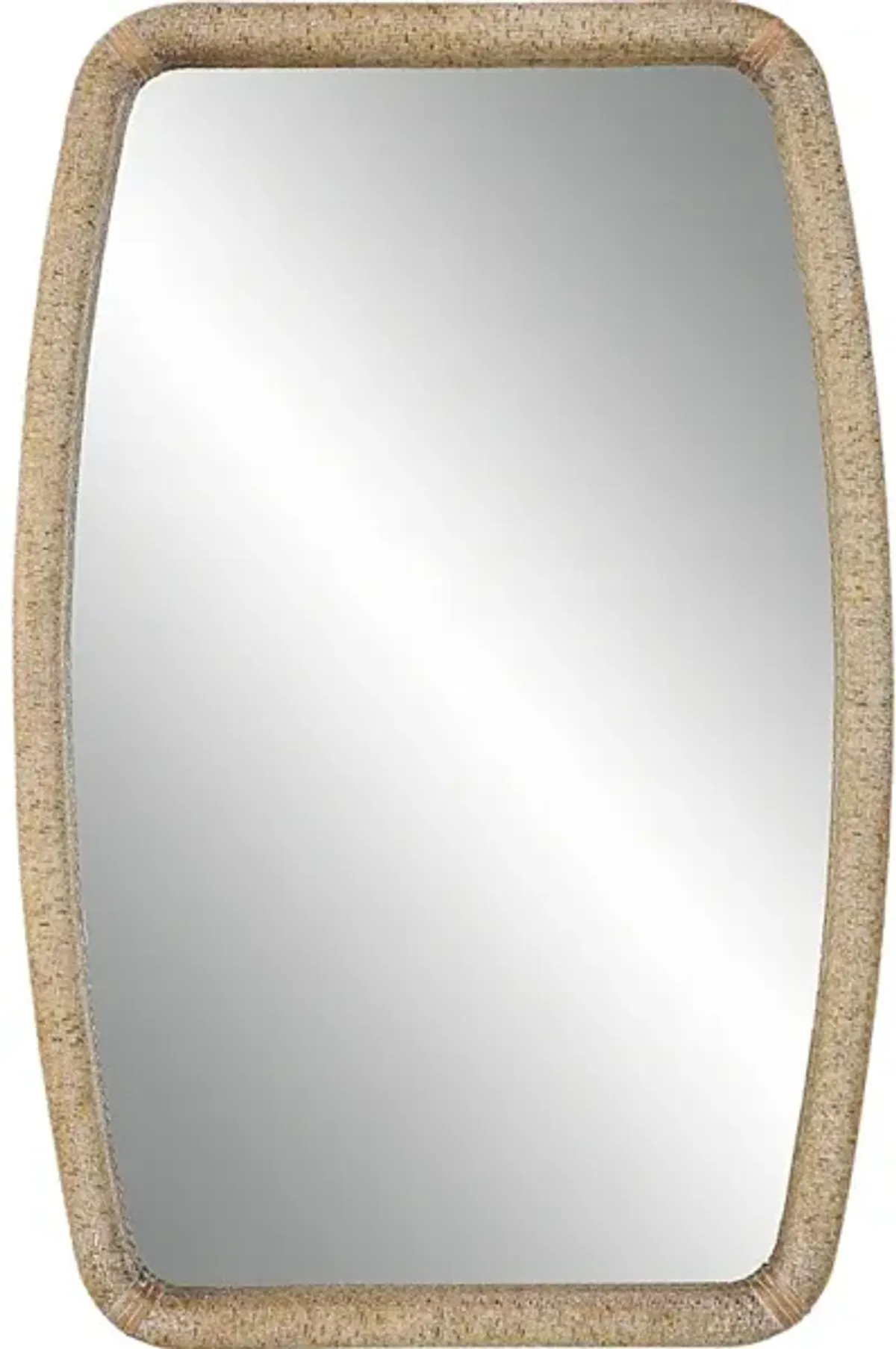 Tiki Rattan Mirror