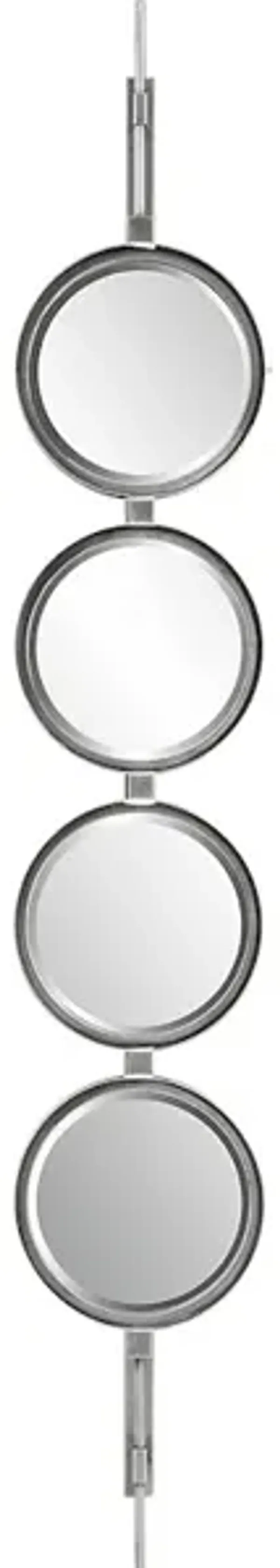 Button Silver Mirror