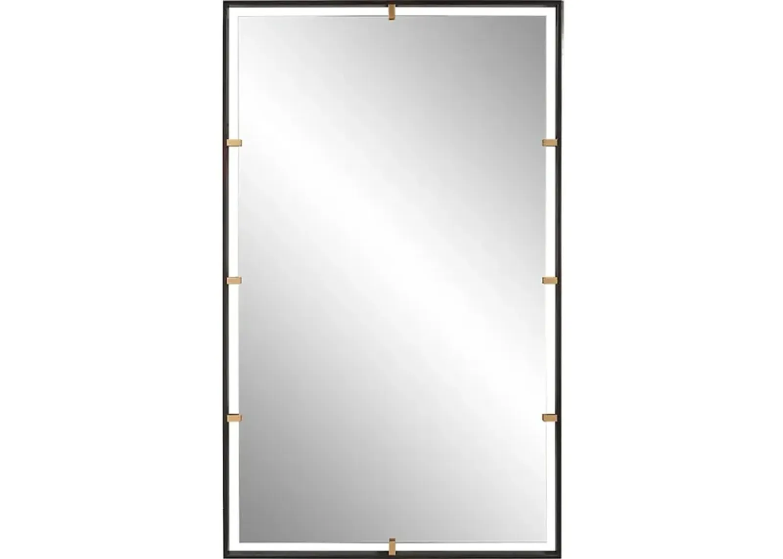 Egon Rectangular Bronze Mirror