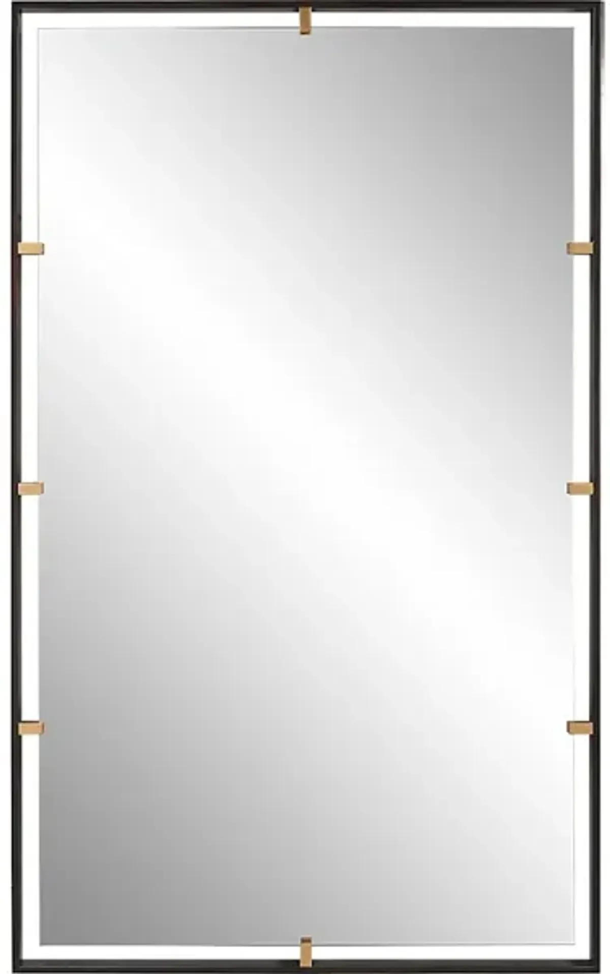 Egon Rectangular Bronze Mirror