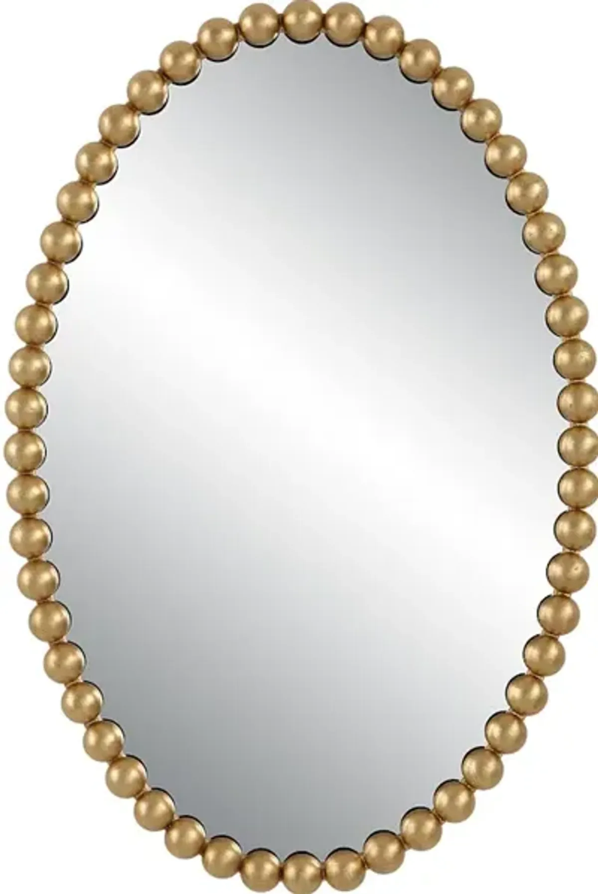 Serna Gold Oval Mirror