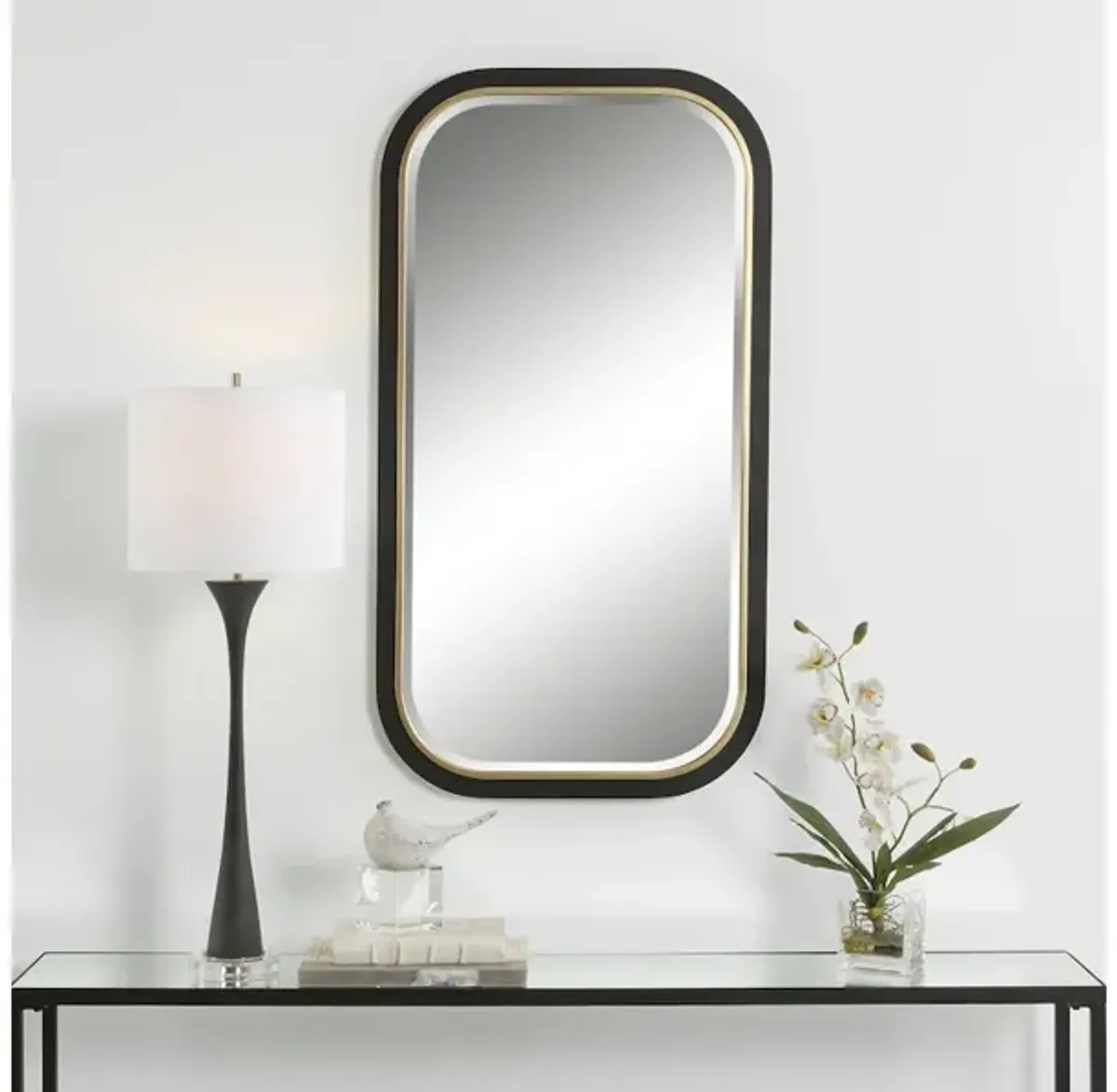 Nevaeh Curved Rectangle Mirror