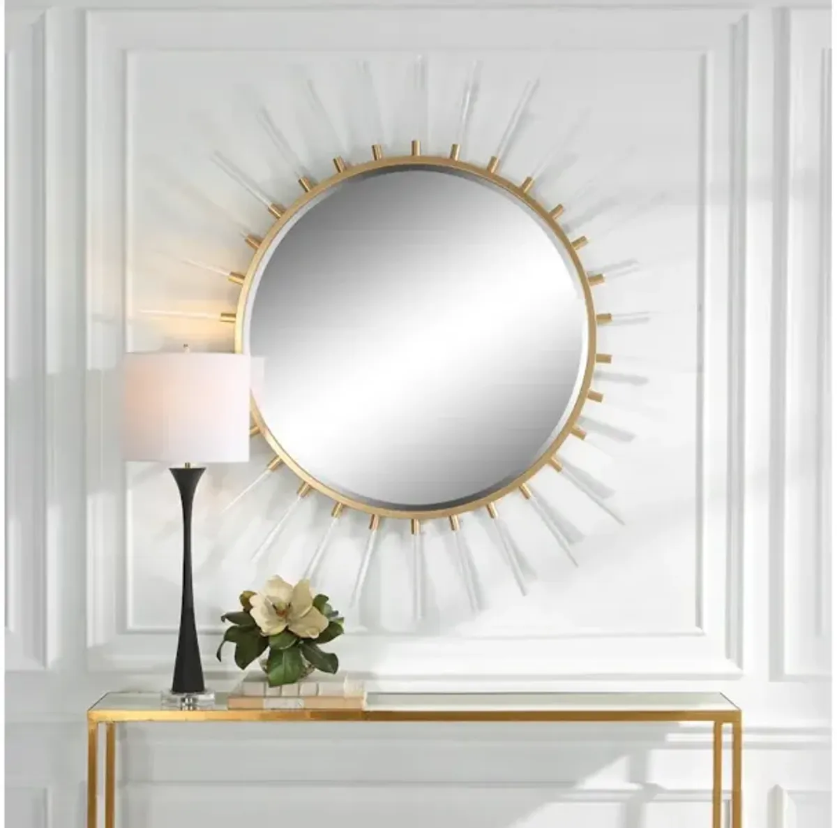 Oracle Round Starburst Mirror