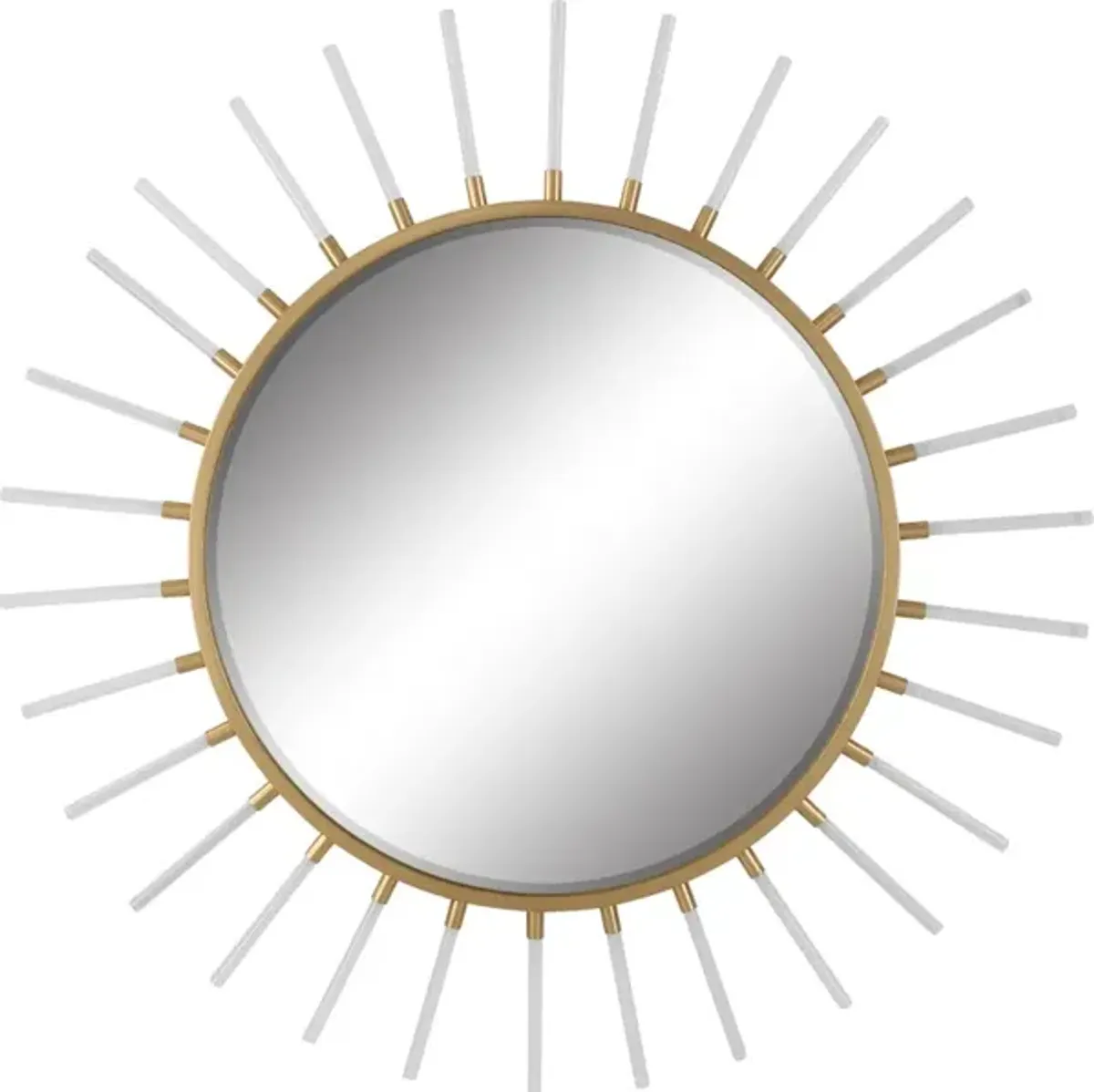 Oracle Round Starburst Mirror