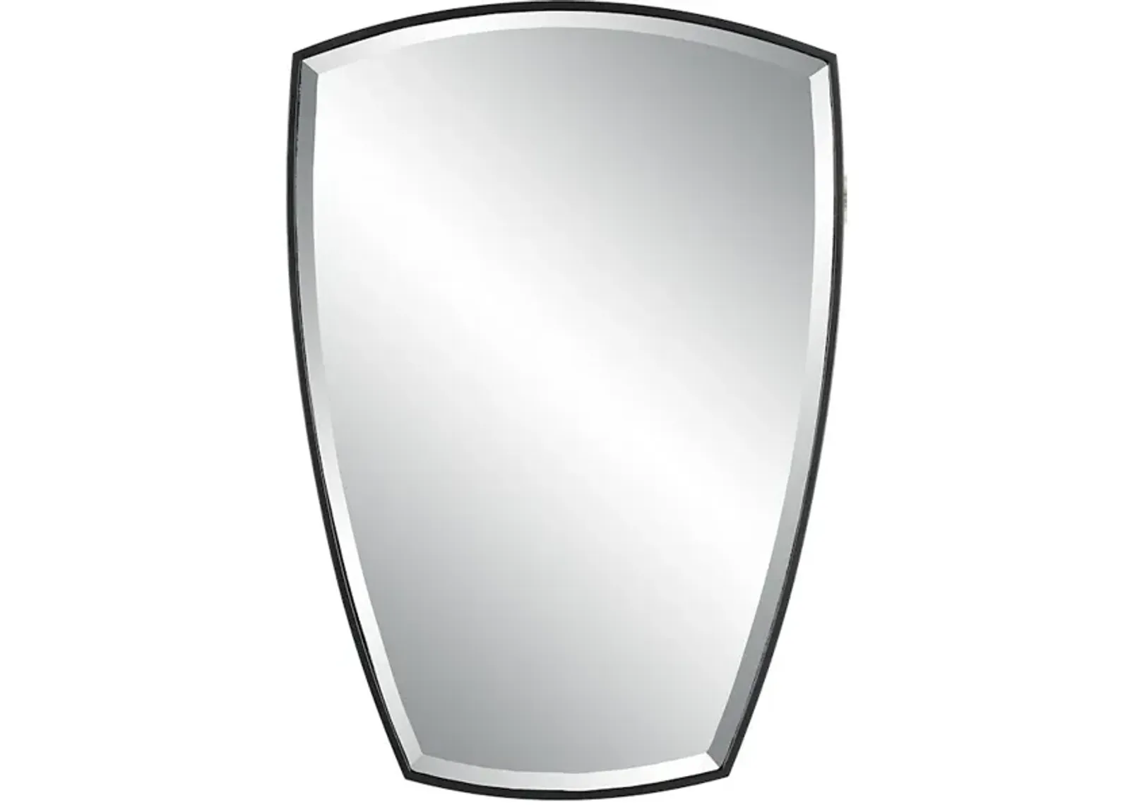 Crest Curved Iron Mirror