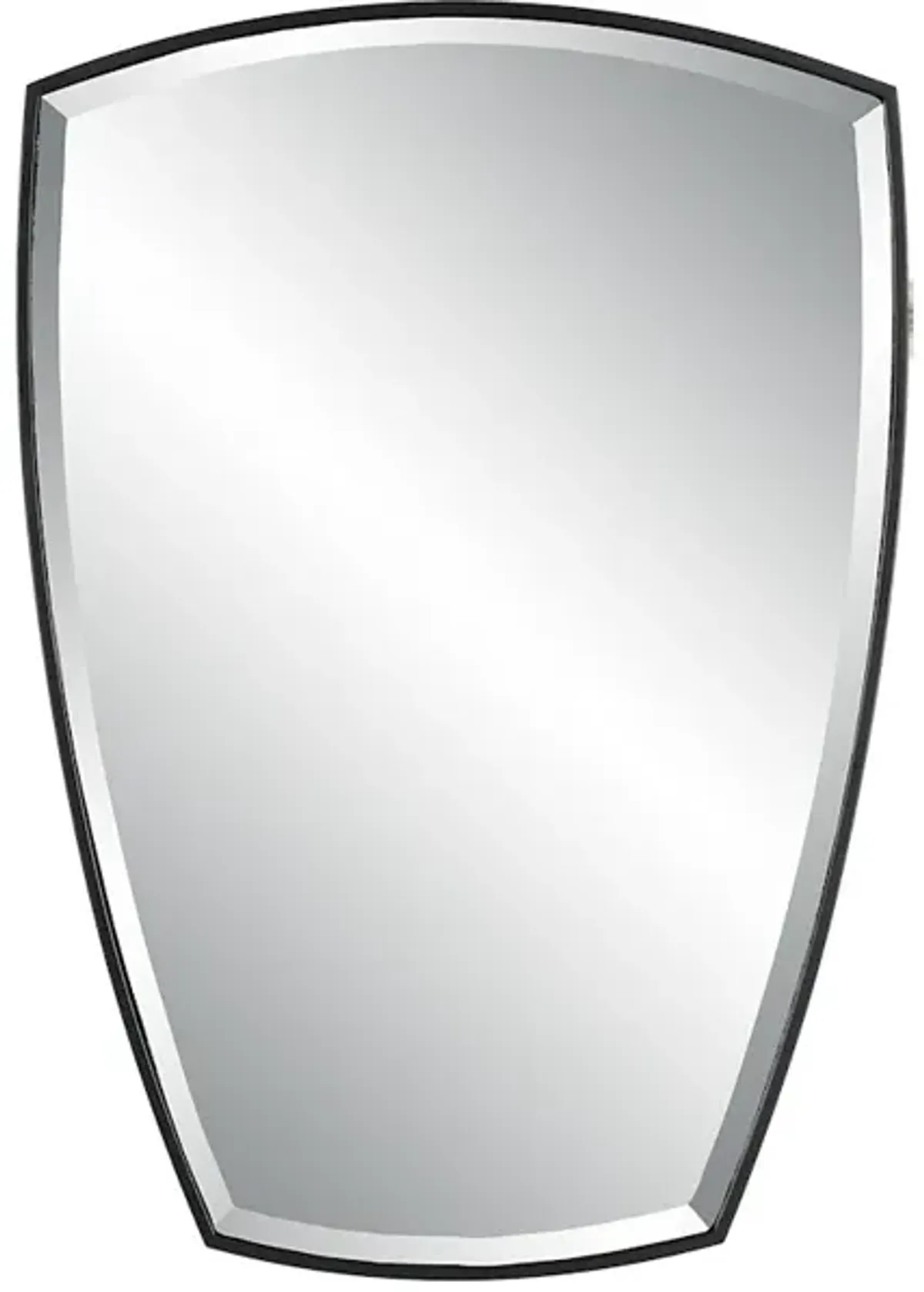 Crest Curved Iron Mirror