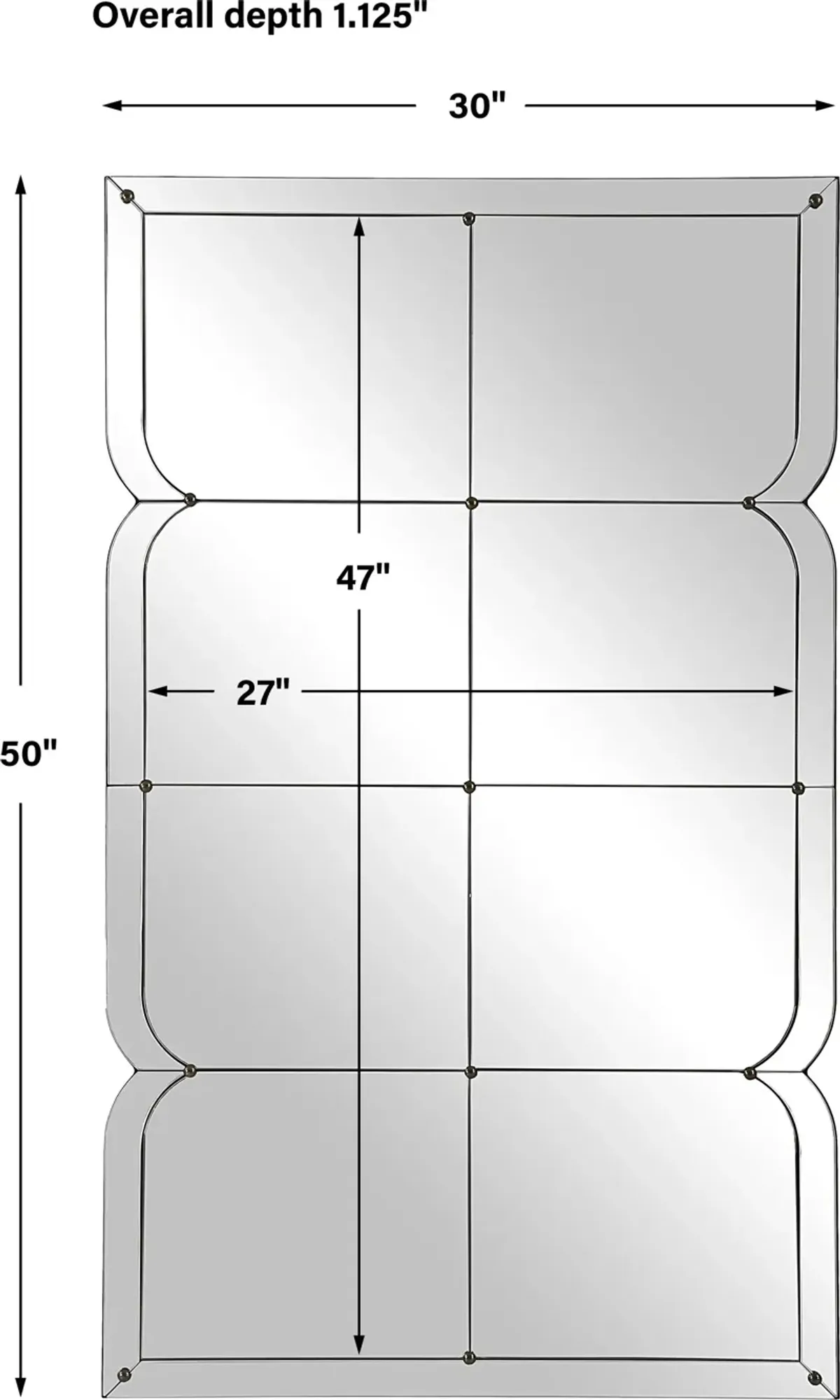 Calgary Oversized Panel Mirror