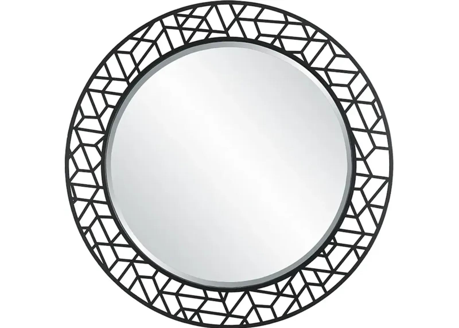 Mosaic Metal Round Mirror