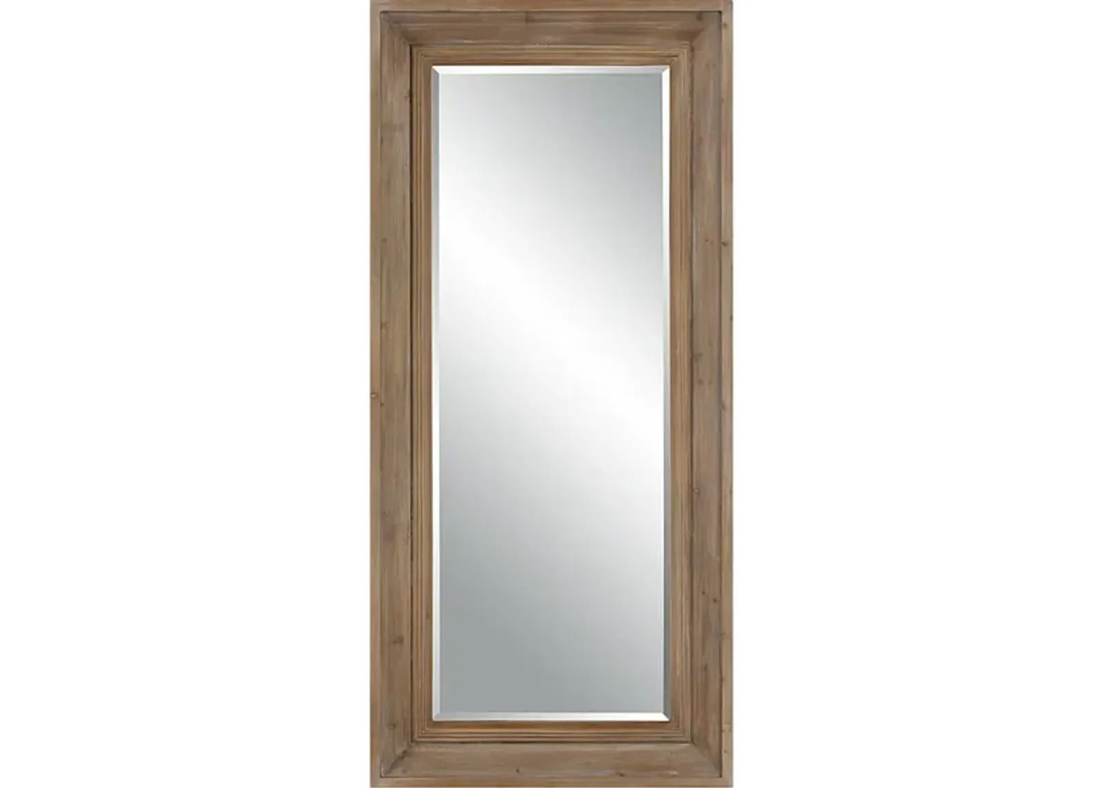 Missoula Large Natural Wood Mirror