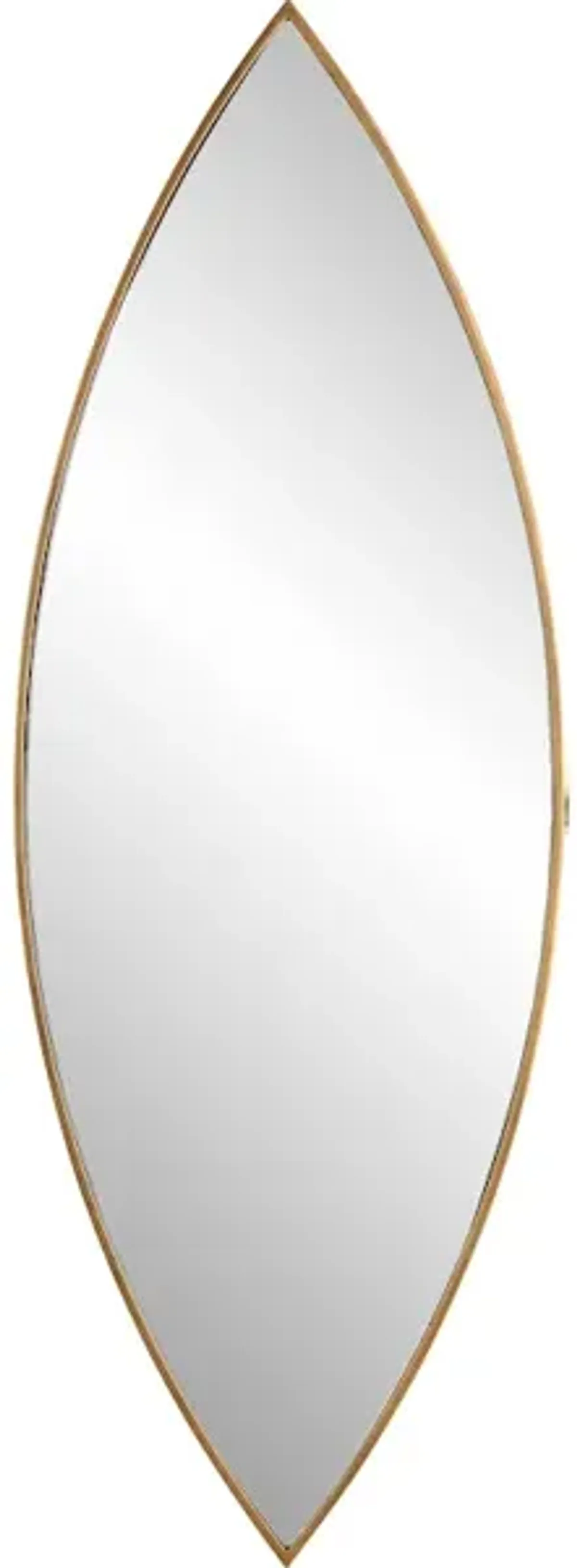 Ellipse Gold Mirror