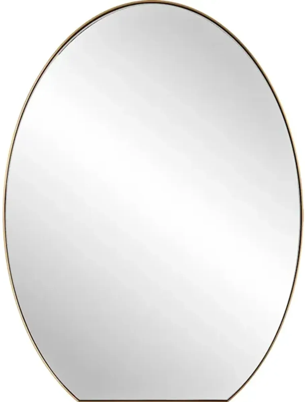 Cabell Brass Oval Mirror