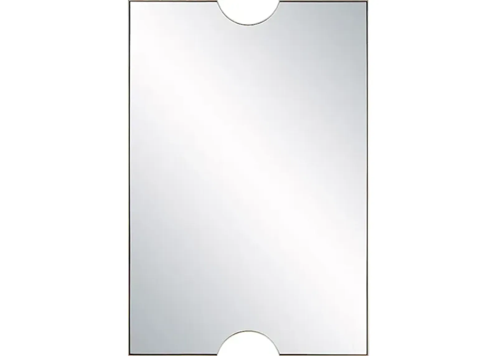 Ticket Gold Vanity Mirror