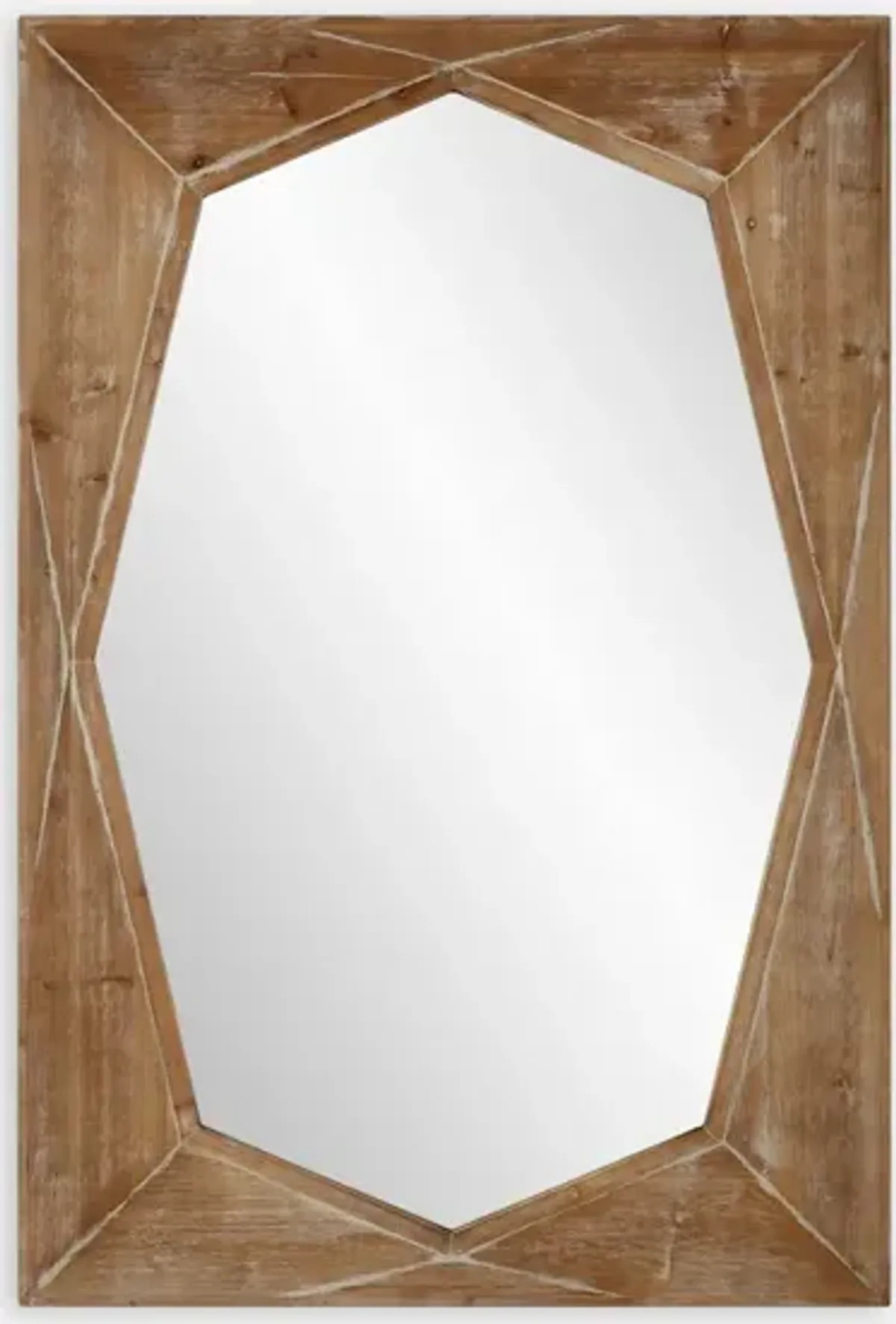 Marquise Natural Wood Mirror
