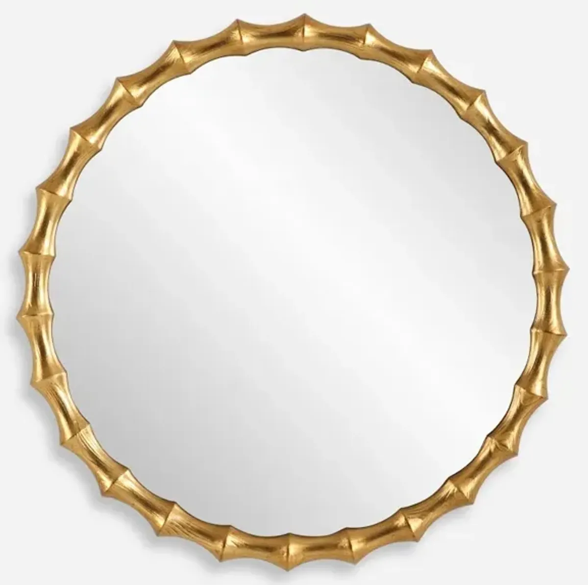 Nacala Round Gold Mirror