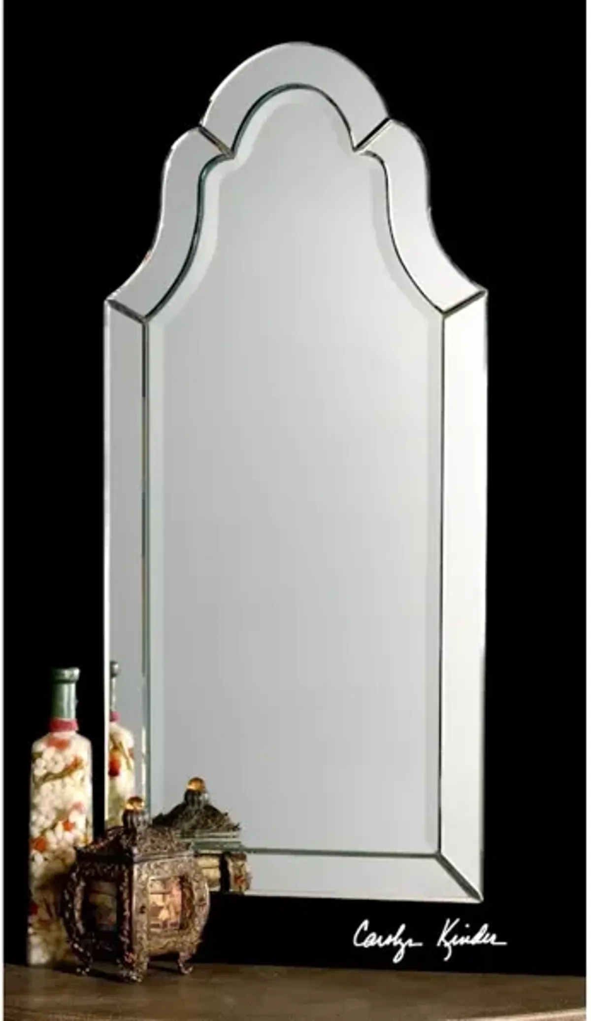 Hovan Frameless Arched Mirror