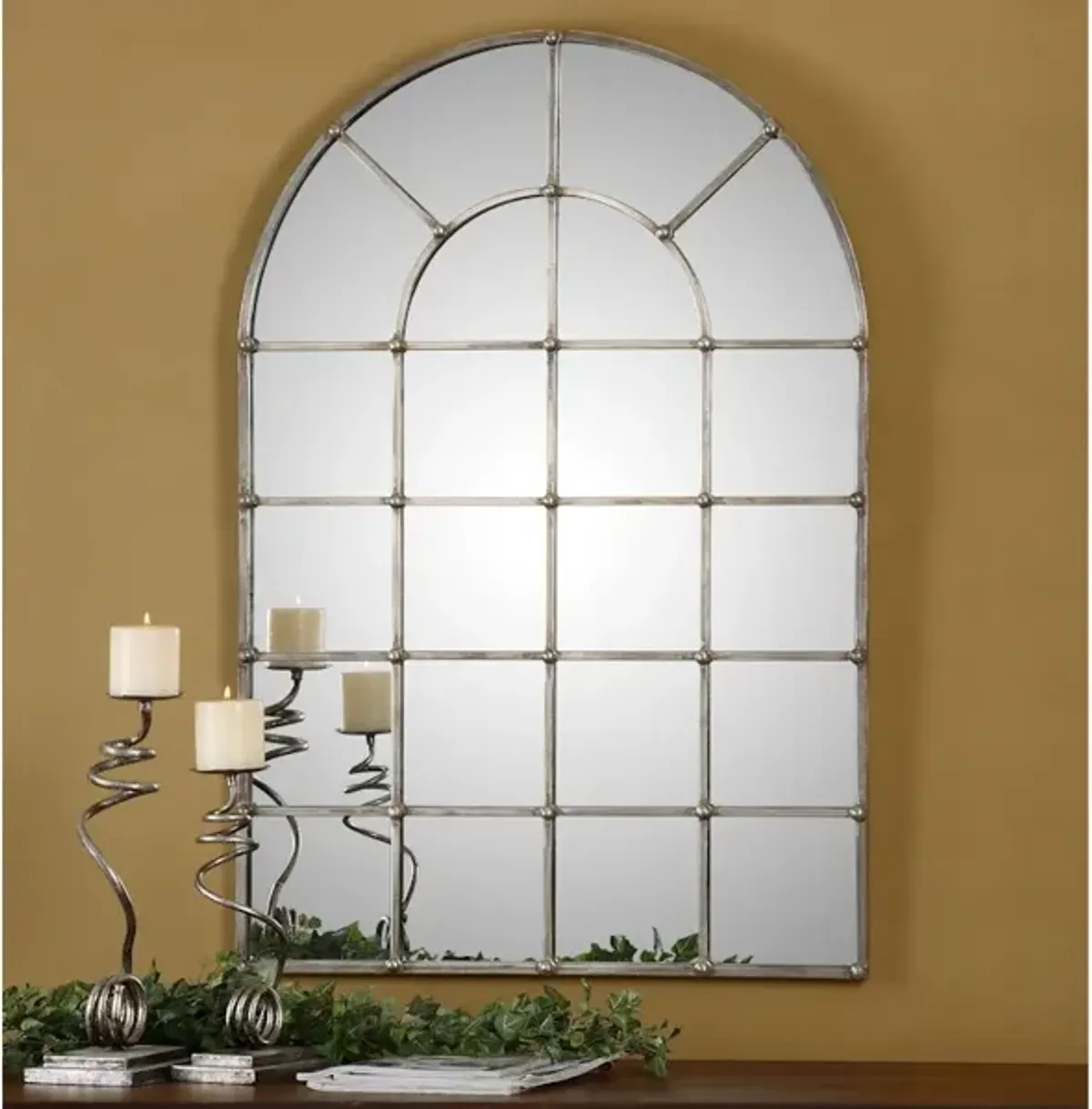 Barwell Arch Window Mirror