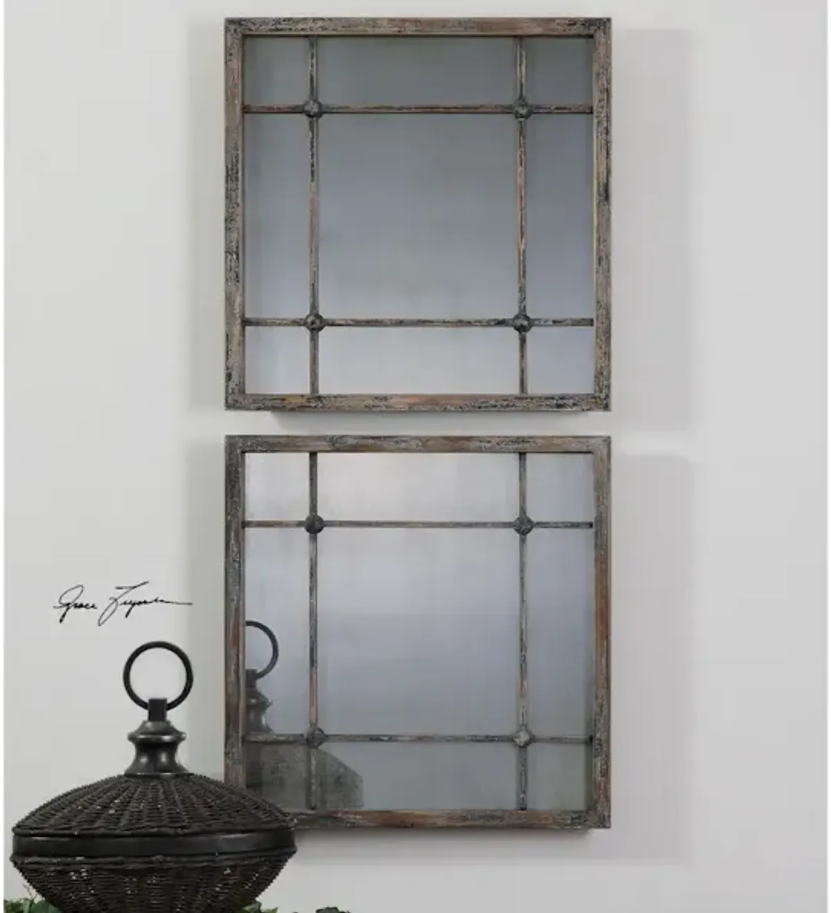 Saragano Square Mirrors Set/2