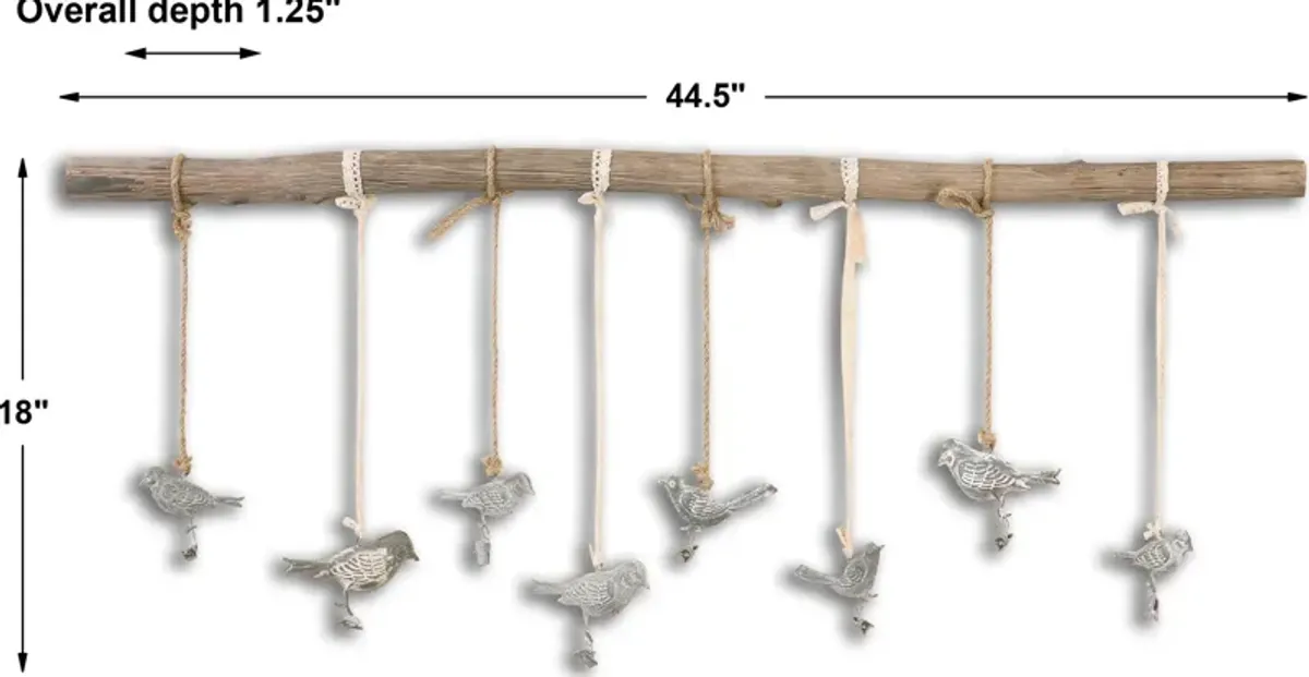 Birds On A Branch Wall Art