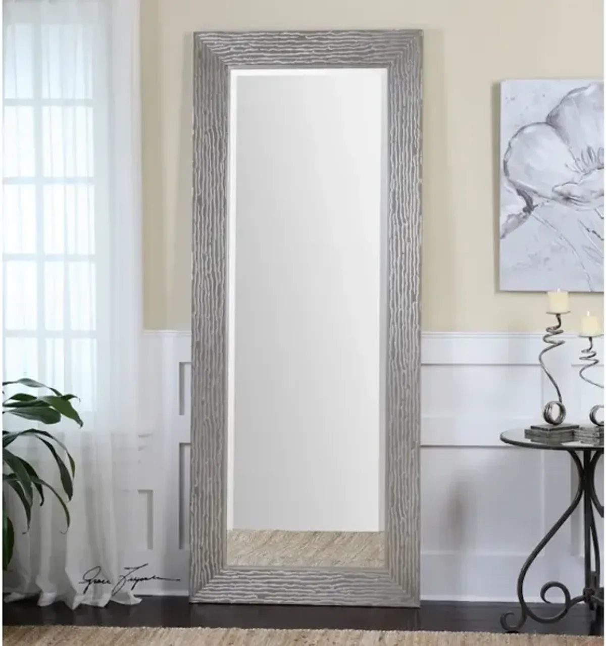 Amadeus Large Silver Mirror