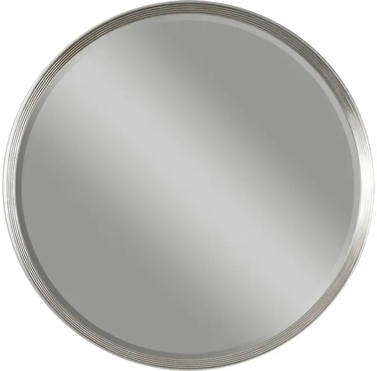 Serenza Round Silver Mirror