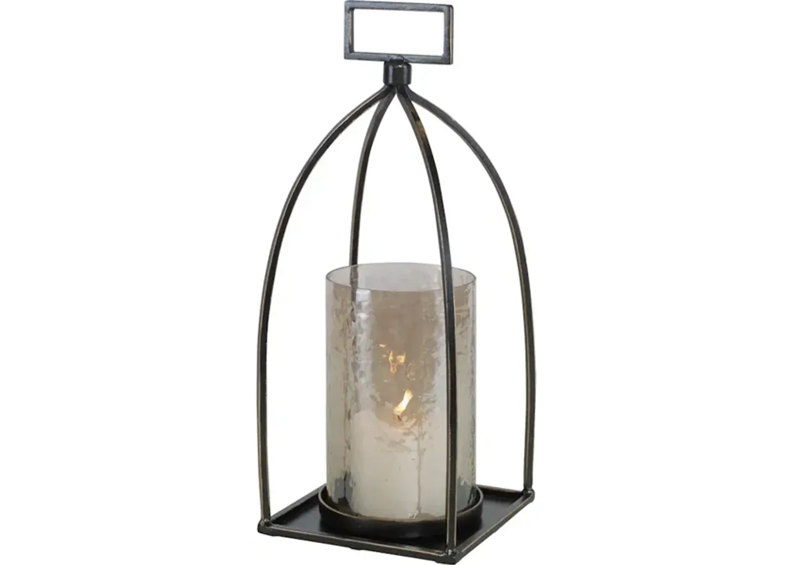 Riad Bronze Lantern Candleholder