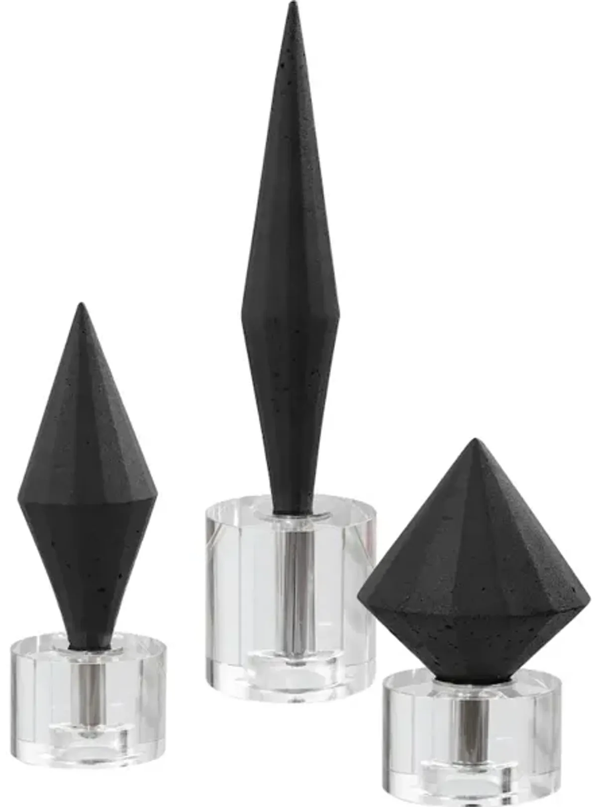 Alize Black Sculptures Set/3