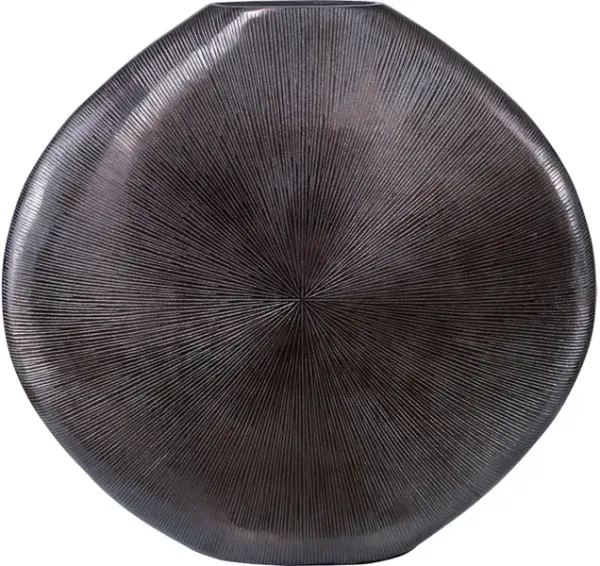Gretchen Black Nickel Vase