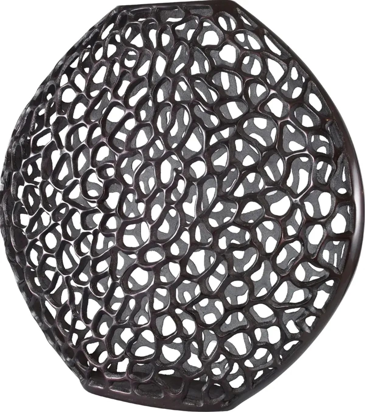 Web Dark Bronze Vase