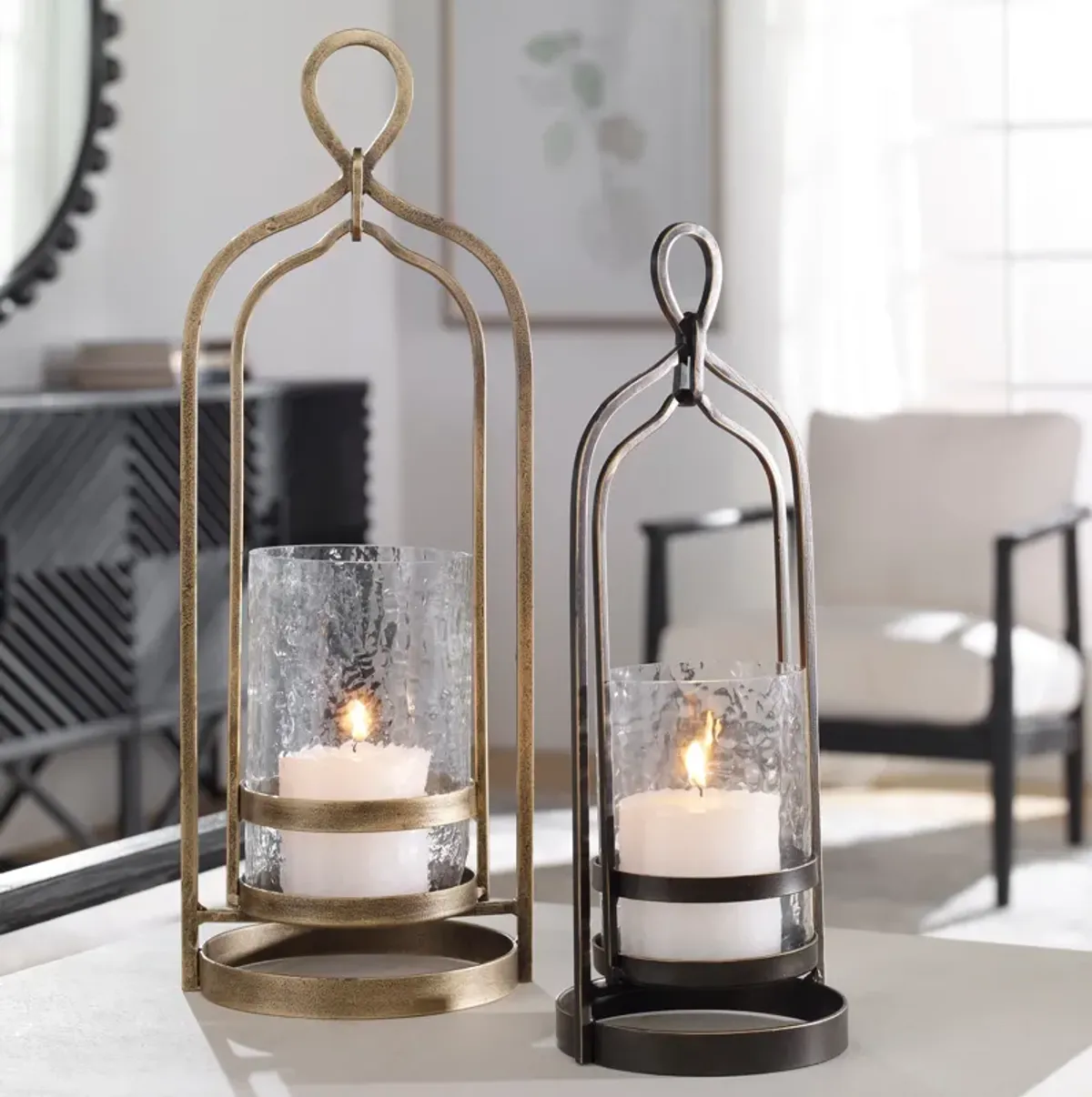 Shepherd Bronze Candleholder