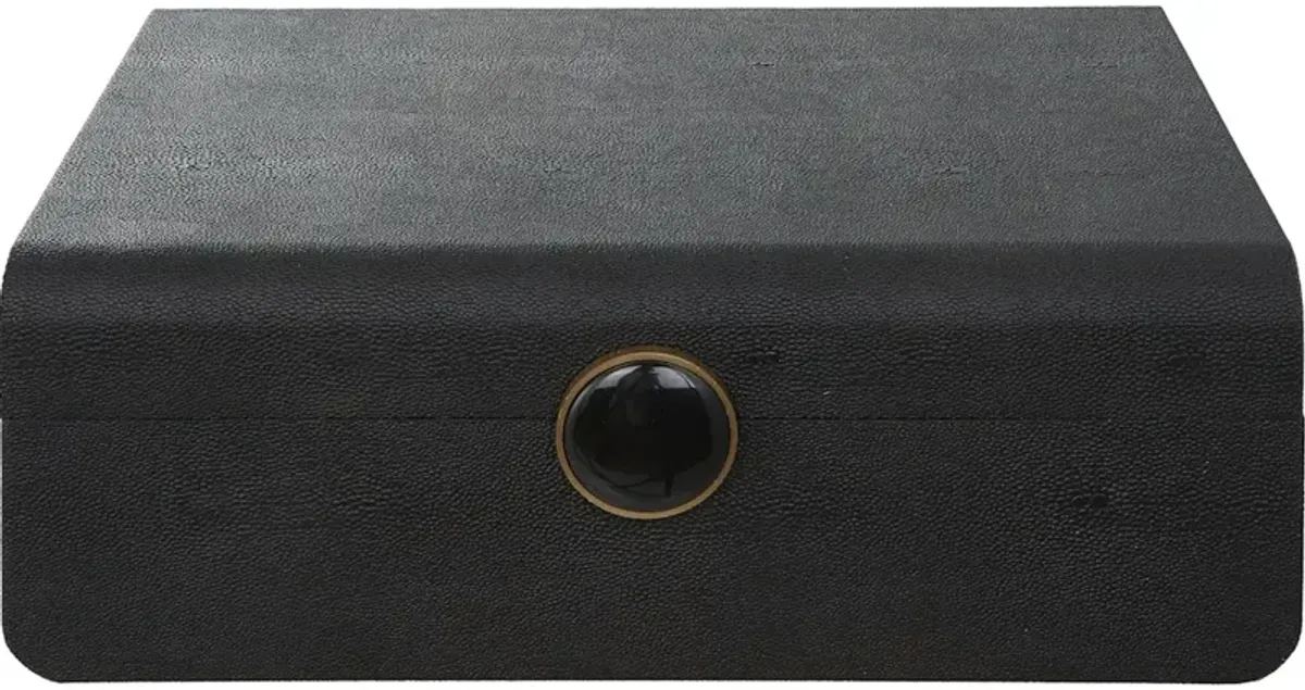 Lalique Black Shagreen Box