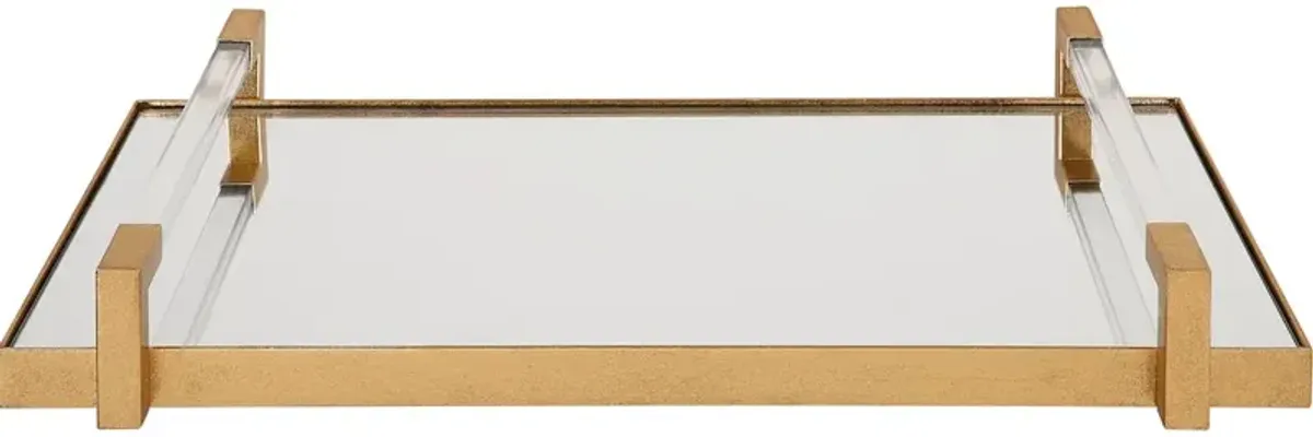 Deki Gold Mirrored Tray