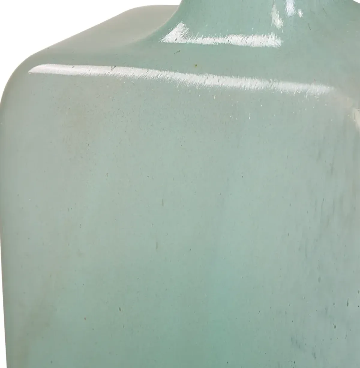 Fuze Aqua and Bronze Vases Set Of 2