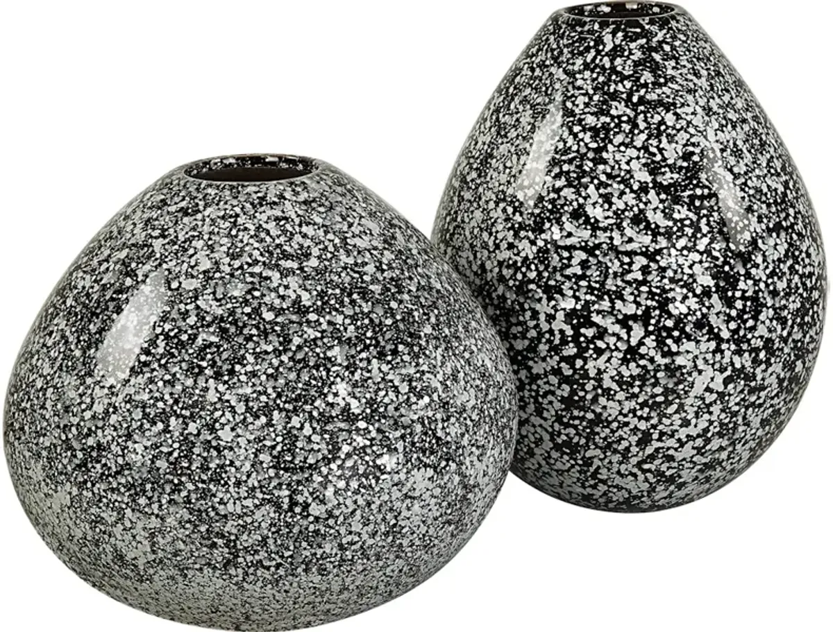 Cosmic Black and White Vases Set/2