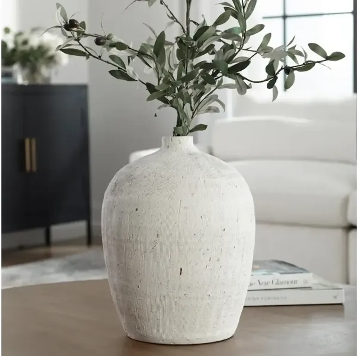 Floreana Medium White Vase