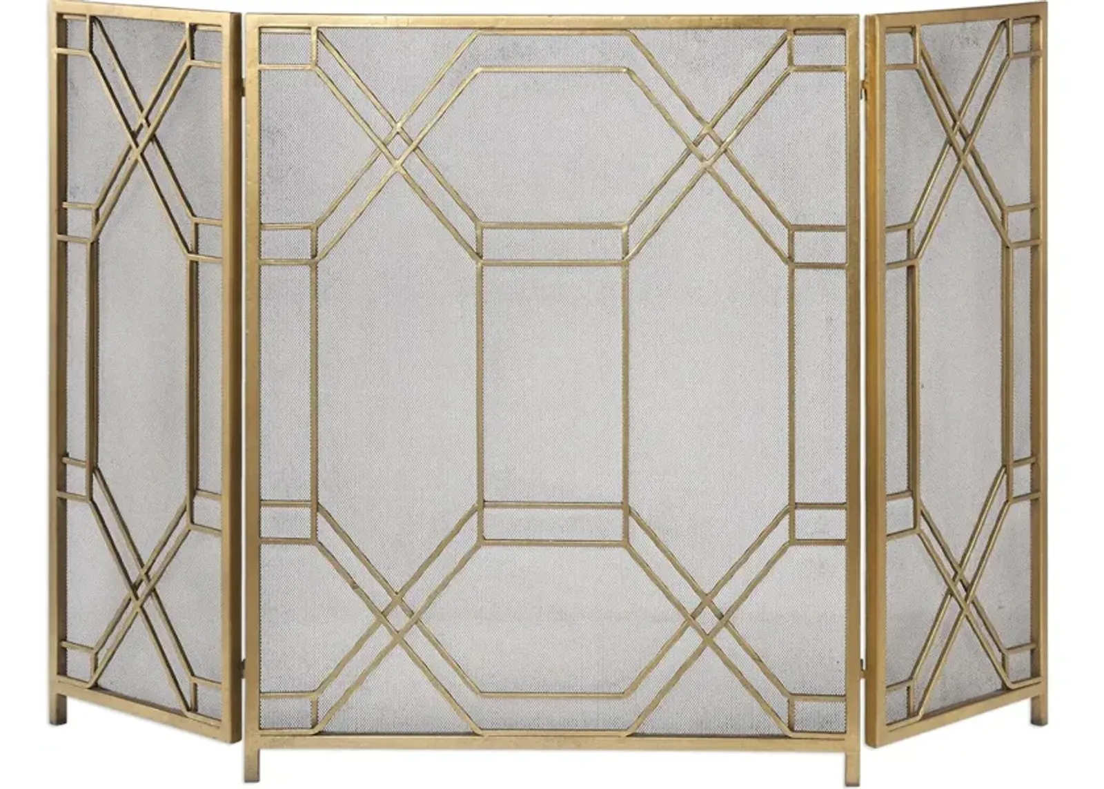 Rosen Gold Fireplace Screen