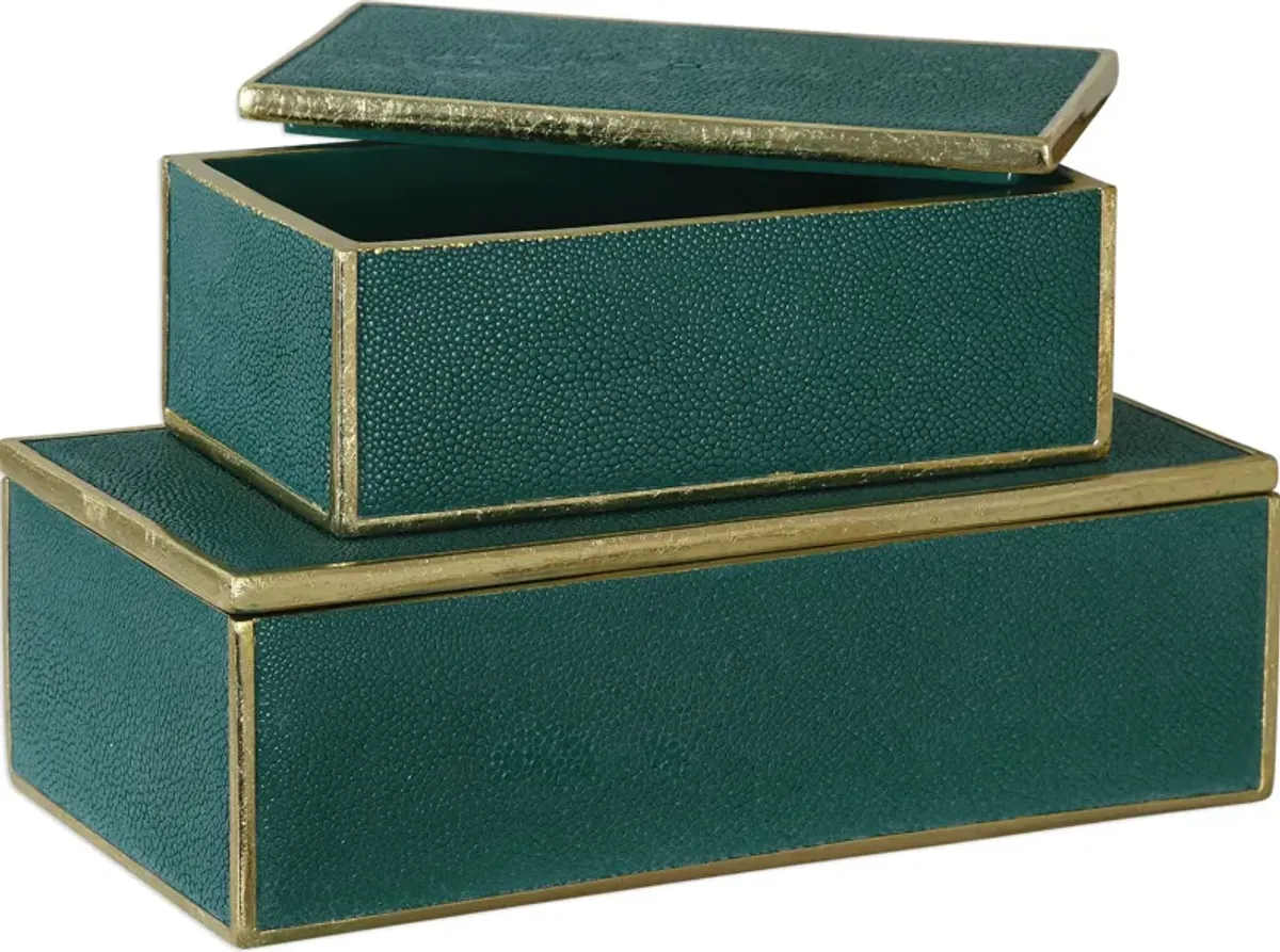 Karis Emerald Green Boxes Set/2