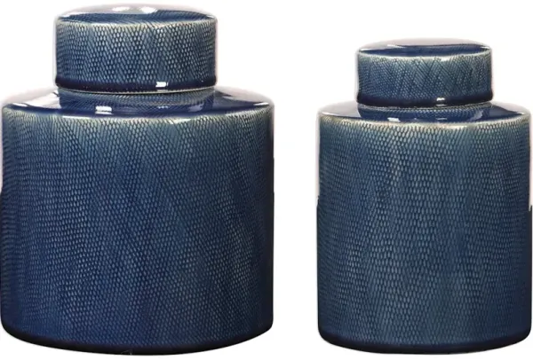 Saniya Blue Containers Set/2