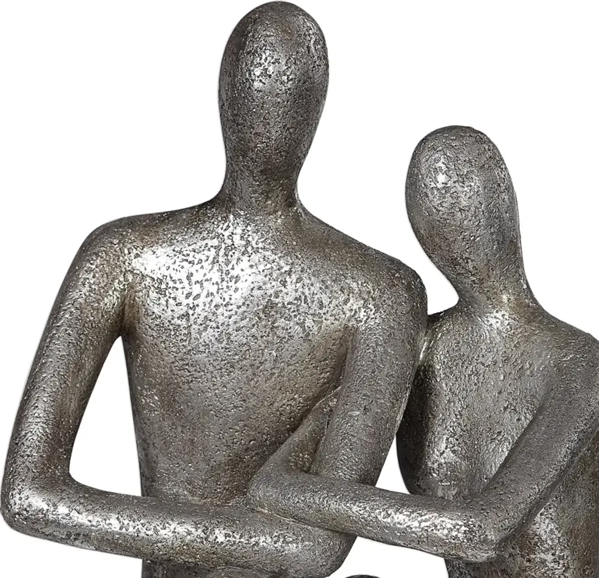 Courtship Antique Nickel Figurine