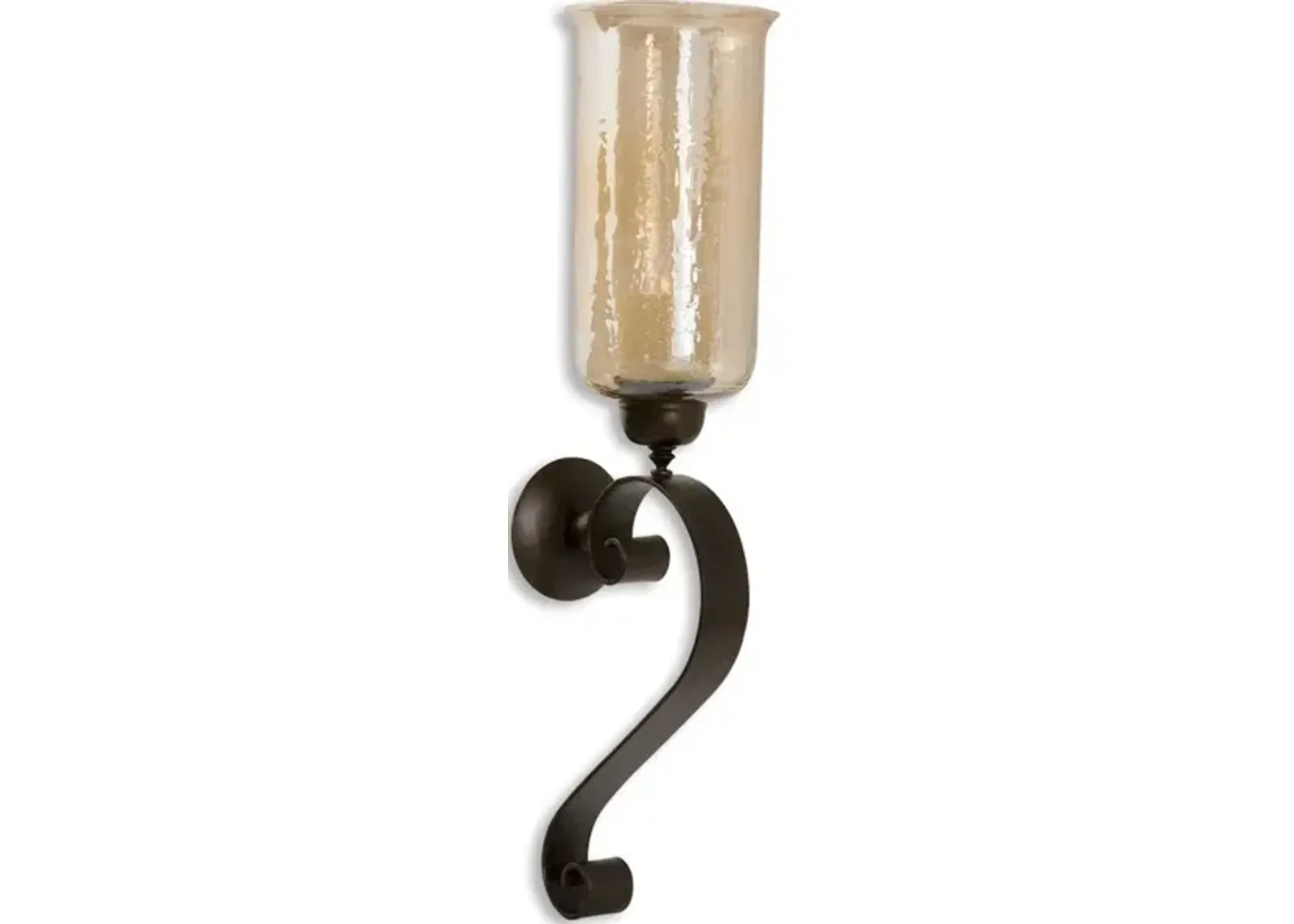 Joselyn Bronze Candle Wall Sconce