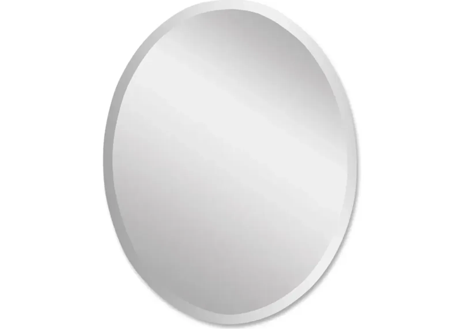 Frameless Vanity Oval Mirror