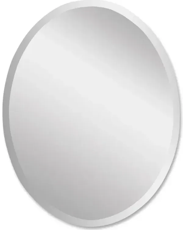 Frameless Vanity Oval Mirror