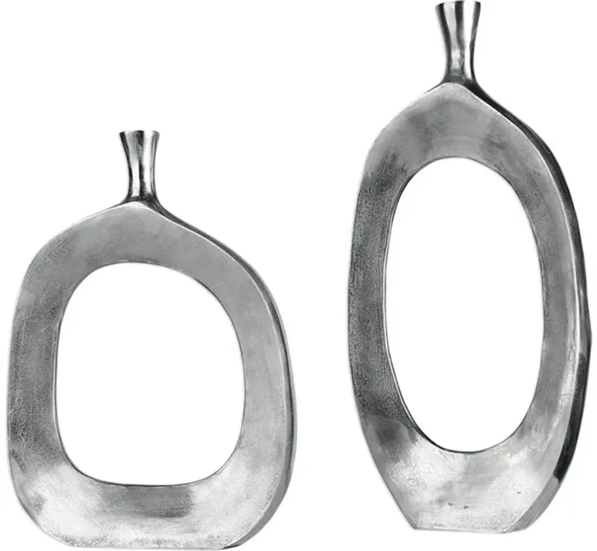 Cierra Aluminum Vases Set/2