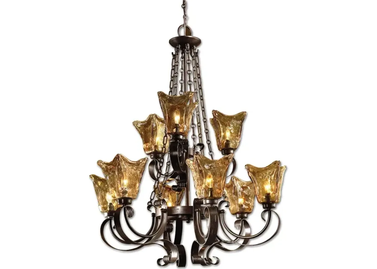 Vetraio 9Lt Oil Rubbed Bronze Chandelier