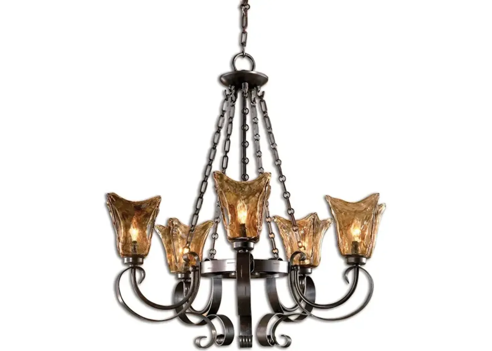 Vetraio 5Lt Oil Rubbed Bronze Chandelier