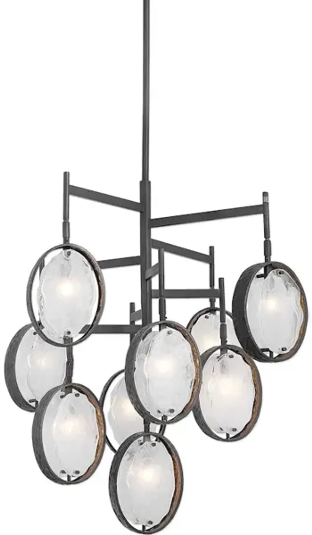 Maxin Dark Bronze 9 Light Chandelier