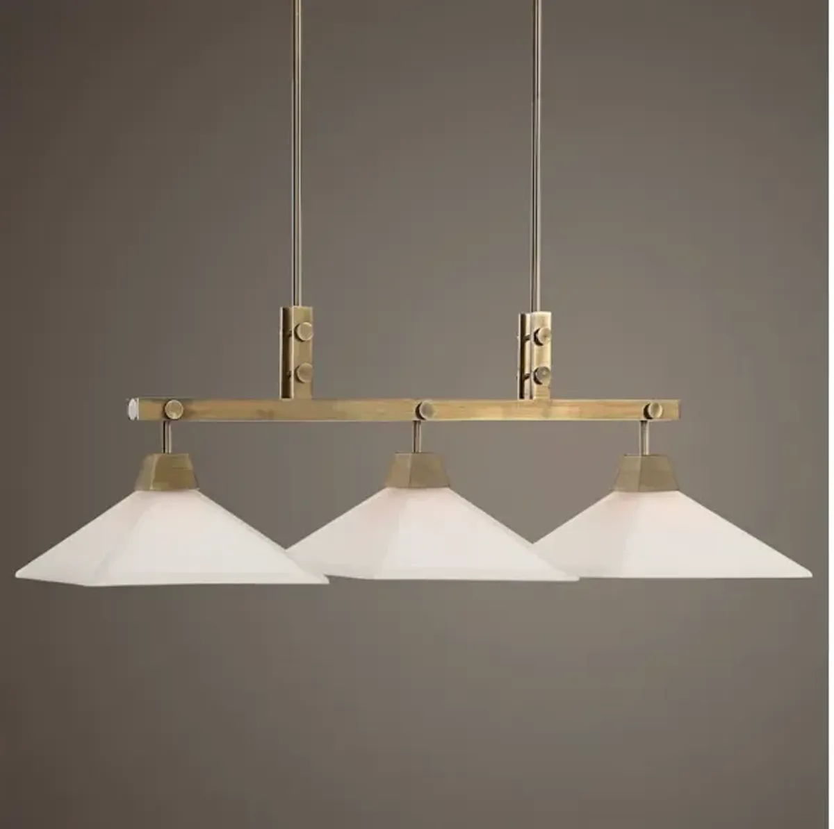 Brookdale Industrial 3 Light Linear Chandelier