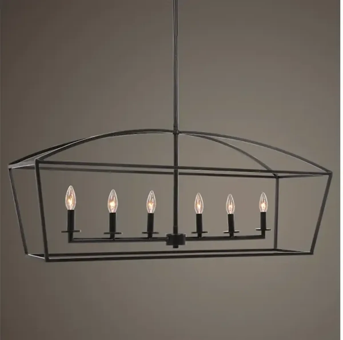 Clayton 6 Light Linear Chandelier