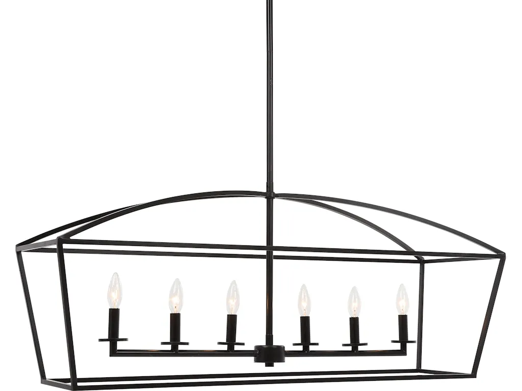 Clayton 6 Light Linear Chandelier