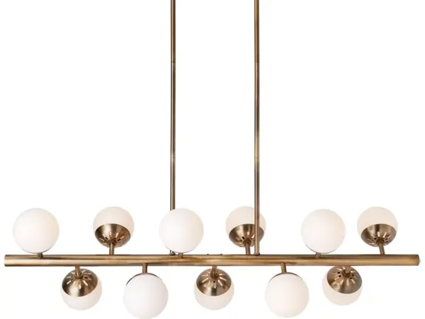Droplet 11 Light Linear Chandelier
